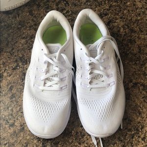 White rarely worn Nike Free